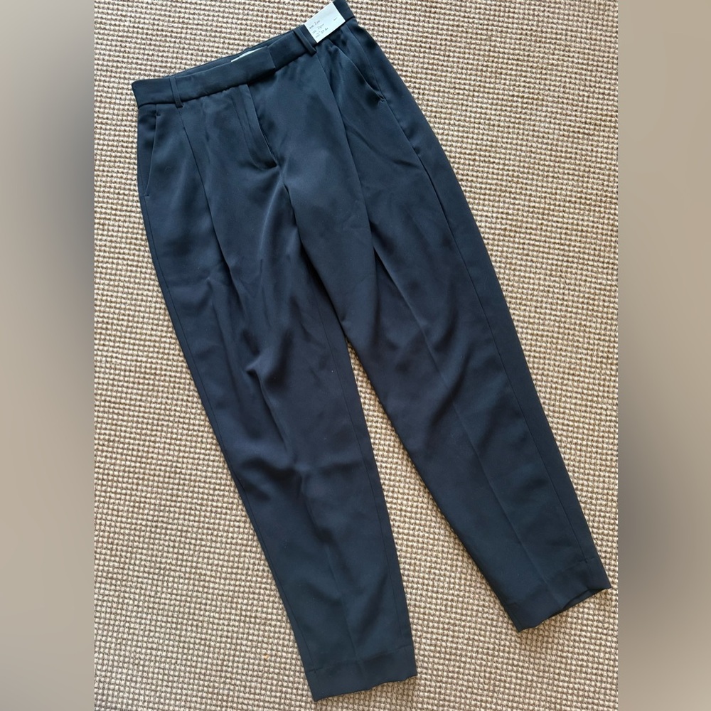 NWT Abercrombie 27 4R tapered dress pants black - Picture 8 of 10